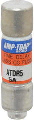 Ferraz Shawmut - 300 VDC, 600 VAC, 7 Amp, Time Delay General Purpose Fuse - Clip Mount, 1-1/2" OAL, 100 at DC, 200 at AC kA Rating, 13/32" Diam - A1 Tooling