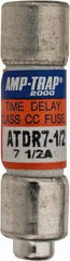 Ferraz Shawmut - 300 VDC, 600 VAC, 7.5 Amp, Time Delay General Purpose Fuse - Clip Mount, 1-1/2" OAL, 100 at DC, 200 at AC kA Rating, 13/32" Diam - A1 Tooling