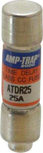 Ferraz Shawmut - 300 VDC, 600 VAC, 25 Amp, Time Delay General Purpose Fuse - Clip Mount, 1-1/2" OAL, 100 at DC, 200 at AC kA Rating, 13/32" Diam - A1 Tooling