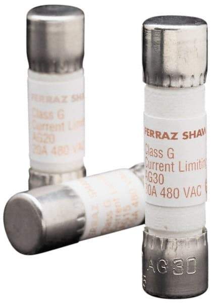 Ferraz Shawmut - 600 VAC, 8 Amp, Time Delay General Purpose Fuse - Clip Mount, 1-5/16" OAL, 100 at AC kA Rating, 13/32" Diam - A1 Tooling