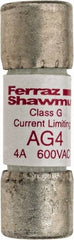 Ferraz Shawmut - 600 VAC, 4 Amp, Time Delay General Purpose Fuse - Clip Mount, 1-5/16" OAL, 100 at AC kA Rating, 13/32" Diam - A1 Tooling