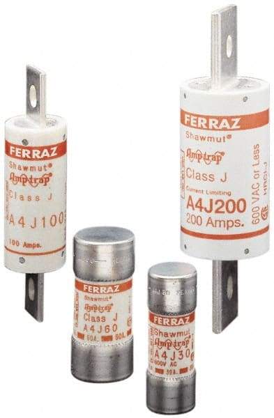 Ferraz Shawmut - 300 VDC, 600 VAC, 225 Amp, Fast-Acting General Purpose Fuse - Clip Mount, 7-1/8" OAL, 100 at DC, 200 at AC kA Rating, 2-1/8" Diam - A1 Tooling