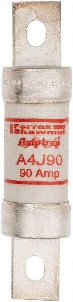 Ferraz Shawmut - 300 VDC, 600 VAC, 90 Amp, Fast-Acting General Purpose Fuse - Clip Mount, 4-5/8" OAL, 100 at DC, 200 at AC kA Rating, 1-1/8" Diam - A1 Tooling