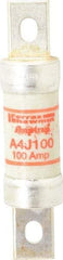 Ferraz Shawmut - 300 VDC, 600 VAC, 100 Amp, Fast-Acting General Purpose Fuse - Clip Mount, 4-5/8" OAL, 100 at DC, 200 at AC kA Rating, 1-1/8" Diam - A1 Tooling