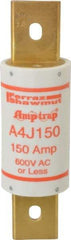 Ferraz Shawmut - 300 VDC, 600 VAC, 150 Amp, Fast-Acting General Purpose Fuse - Clip Mount, 5-3/4" OAL, 100 at DC, 200 at AC kA Rating, 1-5/8" Diam - A1 Tooling