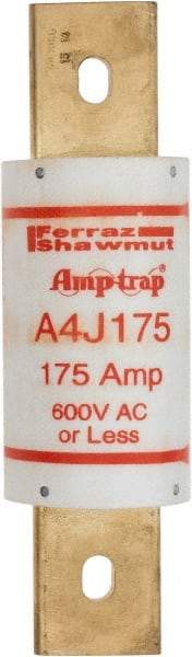 Ferraz Shawmut - 300 VDC, 600 VAC, 175 Amp, Fast-Acting General Purpose Fuse - Clip Mount, 5-3/4" OAL, 100 at DC, 200 at AC kA Rating, 1-5/8" Diam - A1 Tooling