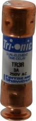 Ferraz Shawmut - 160 VDC, 250 VAC, 3 Amp, Time Delay General Purpose Fuse - Clip Mount, 50.8mm OAL, 20 at DC, 200 at AC kA Rating, 9/16" Diam - A1 Tooling