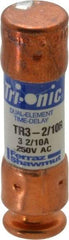 Ferraz Shawmut - 160 VDC, 250 VAC, 3.2 Amp, Time Delay General Purpose Fuse - Clip Mount, 50.8mm OAL, 20 at DC, 200 at AC kA Rating, 9/16" Diam - A1 Tooling