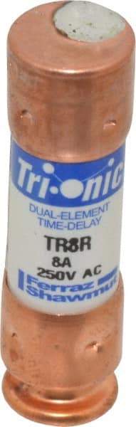 Ferraz Shawmut - 160 VDC, 250 VAC, 8 Amp, Time Delay General Purpose Fuse - Clip Mount, 50.8mm OAL, 20 at DC, 200 at AC kA Rating, 9/16" Diam - A1 Tooling