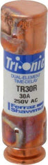 Ferraz Shawmut - 160 VDC, 250 VAC, 30 Amp, Time Delay General Purpose Fuse - Clip Mount, 50.8mm OAL, 20 at DC, 200 at AC kA Rating, 9/16" Diam - A1 Tooling