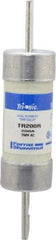 Ferraz Shawmut - 250 VAC/VDC, 200 Amp, Time Delay General Purpose Fuse - Clip Mount, 7-1/8" OAL, 20 at DC, 200 at AC kA Rating, 1-9/16" Diam - A1 Tooling