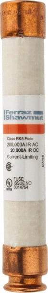 Ferraz Shawmut - 600 VAC/VDC, 2.25 Amp, Time Delay General Purpose Fuse - Clip Mount, 127mm OAL, 20 at DC, 200 at AC kA Rating, 13/16" Diam - A1 Tooling