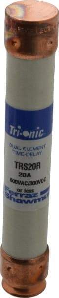 Ferraz Shawmut - 300 VDC, 600 VAC, 20 Amp, Time Delay General Purpose Fuse - Clip Mount, 127mm OAL, 20 at DC, 200 at AC kA Rating, 13/16" Diam - A1 Tooling