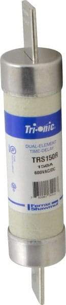 Ferraz Shawmut - 600 VAC/VDC, 150 Amp, Time Delay General Purpose Fuse - Clip Mount, 9-5/8" OAL, 100 at DC, 200 at AC kA Rating, 1-13/16" Diam - A1 Tooling