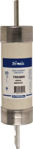 Ferraz Shawmut - 600 VAC/VDC, 400 Amp, Time Delay General Purpose Fuse - Clip Mount, 11-5/8" OAL, 100 at DC, 200 at AC kA Rating, 2-9/16" Diam - A1 Tooling