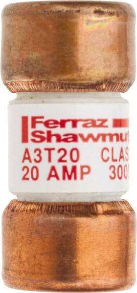 Ferraz Shawmut - 160 VDC, 300 VAC, 20 Amp, Fast-Acting General Purpose Fuse - Clip Mount, 7/8" OAL, 200 at AC, 50 at DC kA Rating, 13/32" Diam - A1 Tooling