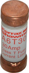 Ferraz Shawmut - 300 VDC, 600 VAC, 30 Amp, Fast-Acting General Purpose Fuse - Clip Mount, 1-1/2" OAL, 100 at DC, 200 at AC kA Rating, 9/16" Diam - A1 Tooling