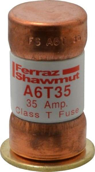 Ferraz Shawmut - 300 VDC, 600 VAC, 35 Amp, Fast-Acting General Purpose Fuse - Clip Mount, 1-9/16" OAL, 100 at DC, 200 at AC kA Rating, 13/16" Diam - A1 Tooling