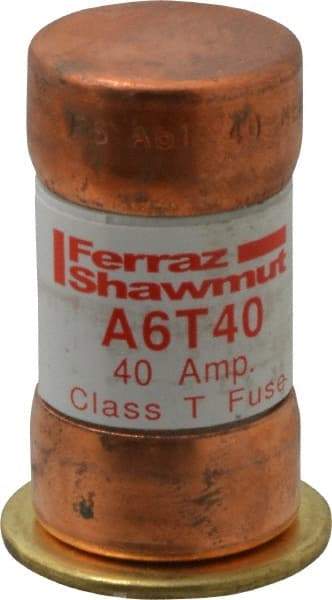 Ferraz Shawmut - 300 VDC, 600 VAC, 40 Amp, Fast-Acting General Purpose Fuse - Clip Mount, 1-9/16" OAL, 100 at DC, 200 at AC kA Rating, 13/16" Diam - A1 Tooling