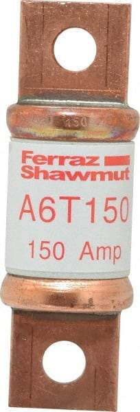 Ferraz Shawmut - 300 VDC, 600 VAC, 150 Amp, Fast-Acting General Purpose Fuse - Bolt-on Mount, 3-1/4" OAL, 100 at DC, 200 at AC kA Rating, 1-1/16" Diam - A1 Tooling