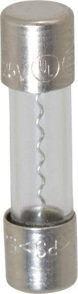 Ferraz Shawmut - 125 VAC, 8 Amp, Fast-Acting Miniature Glass Fuse - Clip Mount, 20mm OAL, 10 at AC kA Rating, 5mm Diam - A1 Tooling