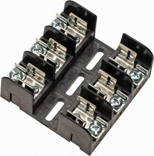 Ferraz Shawmut - 3 Pole, 250 VAC/VDC, 30 Amp, Screw Mount Fuse Block - 3 Inch Long x 3 Inch Wide x 1.38 Inch High Block - A1 Tooling