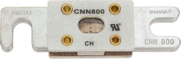 Ferraz Shawmut - 800 Amp Visible Link Flat Forklift & Truck Fuse - 125VAC, 48VDC, 3.18" Long x 0.75" Wide, Littelfuse CNN800, Bussman ANN800, Ferraz Shawmut CNN800 - A1 Tooling