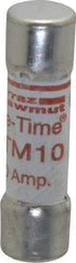 Ferraz Shawmut - 250 VAC, 10 Amp, Fast-Acting General Purpose Fuse - Clip Mount, 1-1/2" OAL, 10 at AC kA Rating, 13/32" Diam - A1 Tooling