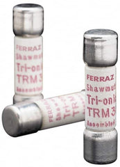 Ferraz Shawmut - 250 VAC, 0.3 Amp, Time Delay General Purpose Fuse - Clip Mount, 1-1/2" OAL, 10 at AC kA Rating, 13/32" Diam - A1 Tooling