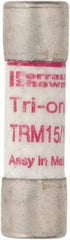 Ferraz Shawmut - 250 VAC, 0.15 Amp, Time Delay General Purpose Fuse - Clip Mount, 1-1/2" OAL, 10 at AC kA Rating, 13/32" Diam - A1 Tooling