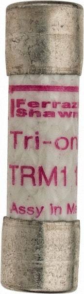 Ferraz Shawmut - 250 VAC, 1.25 Amp, Time Delay General Purpose Fuse - Clip Mount, 1-1/2" OAL, 10 at AC kA Rating, 13/32" Diam - A1 Tooling