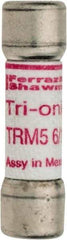 Ferraz Shawmut - 250 VAC, 5.6 Amp, Time Delay General Purpose Fuse - Clip Mount, 1-1/2" OAL, 10 at AC kA Rating, 13/32" Diam - A1 Tooling