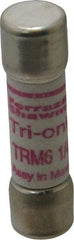 Ferraz Shawmut - 250 VAC, 6.25 Amp, Time Delay General Purpose Fuse - Clip Mount, 1-1/2" OAL, 10 at AC kA Rating, 13/32" Diam - A1 Tooling