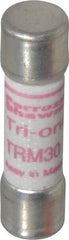 Ferraz Shawmut - 250 VAC, 30 Amp, Time Delay General Purpose Fuse - Clip Mount, 1-1/2" OAL, 10 at AC kA Rating, 13/32" Diam - A1 Tooling