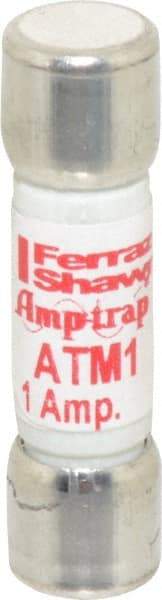 Ferraz Shawmut - 600 VAC/VDC, 1 Amp, Fast-Acting General Purpose Fuse - Clip Mount, 1-1/2" OAL, 100 at AC/DC kA Rating, 13/32" Diam - A1 Tooling