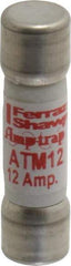 Ferraz Shawmut - 600 VAC/VDC, 12 Amp, Fast-Acting General Purpose Fuse - Clip Mount, 1-1/2" OAL, 100 at AC/DC kA Rating, 13/32" Diam - A1 Tooling