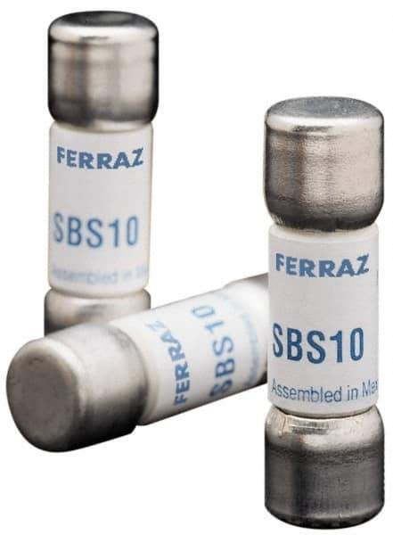 Ferraz Shawmut - 600 VAC, 6 Amp, Fast-Acting General Purpose Fuse - Clip Mount, 1-3/8" OAL, 100 at AC kA Rating, 13/32" Diam - A1 Tooling