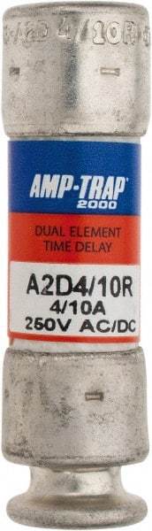 Ferraz Shawmut - 250 VAC/VDC, 0.4 Amp, Time Delay General Purpose Fuse - Clip Mount, 51mm OAL, 100 at DC, 200 at AC kA Rating, 9/16" Diam - A1 Tooling