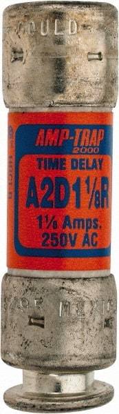 Ferraz Shawmut - 250 VAC/VDC, 1.13 Amp, Time Delay General Purpose Fuse - Clip Mount, 51mm OAL, 100 at DC, 200 at AC kA Rating, 9/16" Diam - A1 Tooling