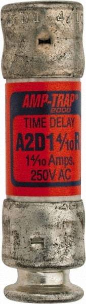 Ferraz Shawmut - 250 VAC/VDC, 1.4 Amp, Time Delay General Purpose Fuse - Clip Mount, 51mm OAL, 100 at DC, 200 at AC kA Rating, 9/16" Diam - A1 Tooling