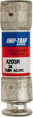 Ferraz Shawmut - 250 VAC/VDC, 3 Amp, Time Delay General Purpose Fuse - Clip Mount, 51mm OAL, 100 at DC, 200 at AC kA Rating, 9/16" Diam - A1 Tooling