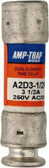 Ferraz Shawmut - 250 VAC/VDC, 3.5 Amp, Time Delay General Purpose Fuse - Clip Mount, 51mm OAL, 100 at DC, 200 at AC kA Rating, 9/16" Diam - A1 Tooling