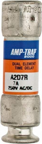 Ferraz Shawmut - 250 VAC/VDC, 7 Amp, Time Delay General Purpose Fuse - Clip Mount, 51mm OAL, 100 at DC, 200 at AC kA Rating, 9/16" Diam - A1 Tooling