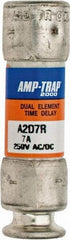 Ferraz Shawmut - 250 VAC/VDC, 7 Amp, Time Delay General Purpose Fuse - Clip Mount, 51mm OAL, 100 at DC, 200 at AC kA Rating, 9/16" Diam - A1 Tooling