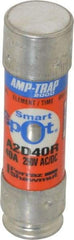 Ferraz Shawmut - 250 VAC/VDC, 40 Amp, Time Delay General Purpose Fuse - Clip Mount, 76mm OAL, 100 at DC, 200 at AC kA Rating, 13/16" Diam - A1 Tooling