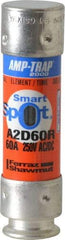 Ferraz Shawmut - 250 VAC/VDC, 60 Amp, Time Delay General Purpose Fuse - Clip Mount, 76mm OAL, 100 at DC, 200 at AC kA Rating, 13/16" Diam - A1 Tooling