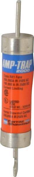 Ferraz Shawmut - 250 VAC/VDC, 100 Amp, Time Delay General Purpose Fuse - Clip Mount, 5-7/8" OAL, 100 at DC, 200 at AC kA Rating, 1-1/16" Diam - A1 Tooling