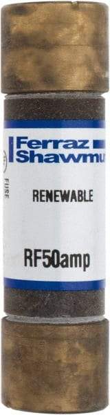 Ferraz Shawmut - 250 VAC, 50 Amp, Fast-Acting Renewable Fuse - Clip Mount, 76mm OAL, 10 at AC kA Rating, 13/16" Diam - A1 Tooling