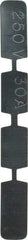 Ferraz Shawmut - 250 VAC, 30 Amp, Fast-Acting Renewable Fuse - Fuse Holder Mount, 51mm OAL, 10 at AC kA Rating, 9/16" Diam - A1 Tooling