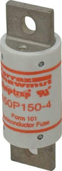 Ferraz Shawmut - 450 VDC, 500 VAC, 150 Amp, Fast-Acting Semiconductor/High Speed Fuse - Bolt-on Mount, 3-5/8" OAL, 100 at AC, 79 at DC kA Rating, 31mm Diam - A1 Tooling